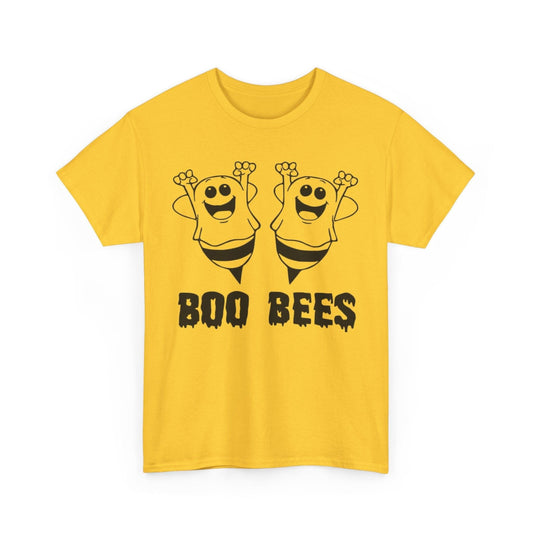 Boo Bees Halloween Tee, Funny Ghost T-Shirt, Unisex Cotton Tee, Spooky Season Apparel, Halloween Party Shirt, Unique Gift Idea