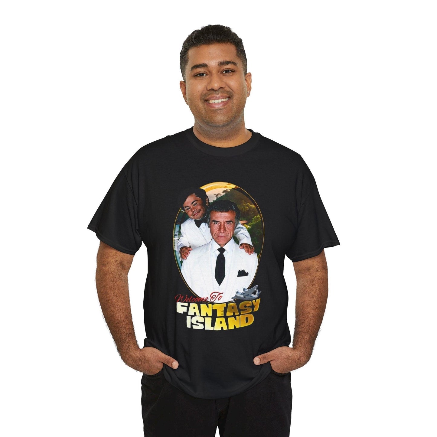 Fantasy Island Retro Tee, Vintage T-Shirt, Unisex Graphic Shirt, Retro Vibes Tee, Island Fantasy Apparel