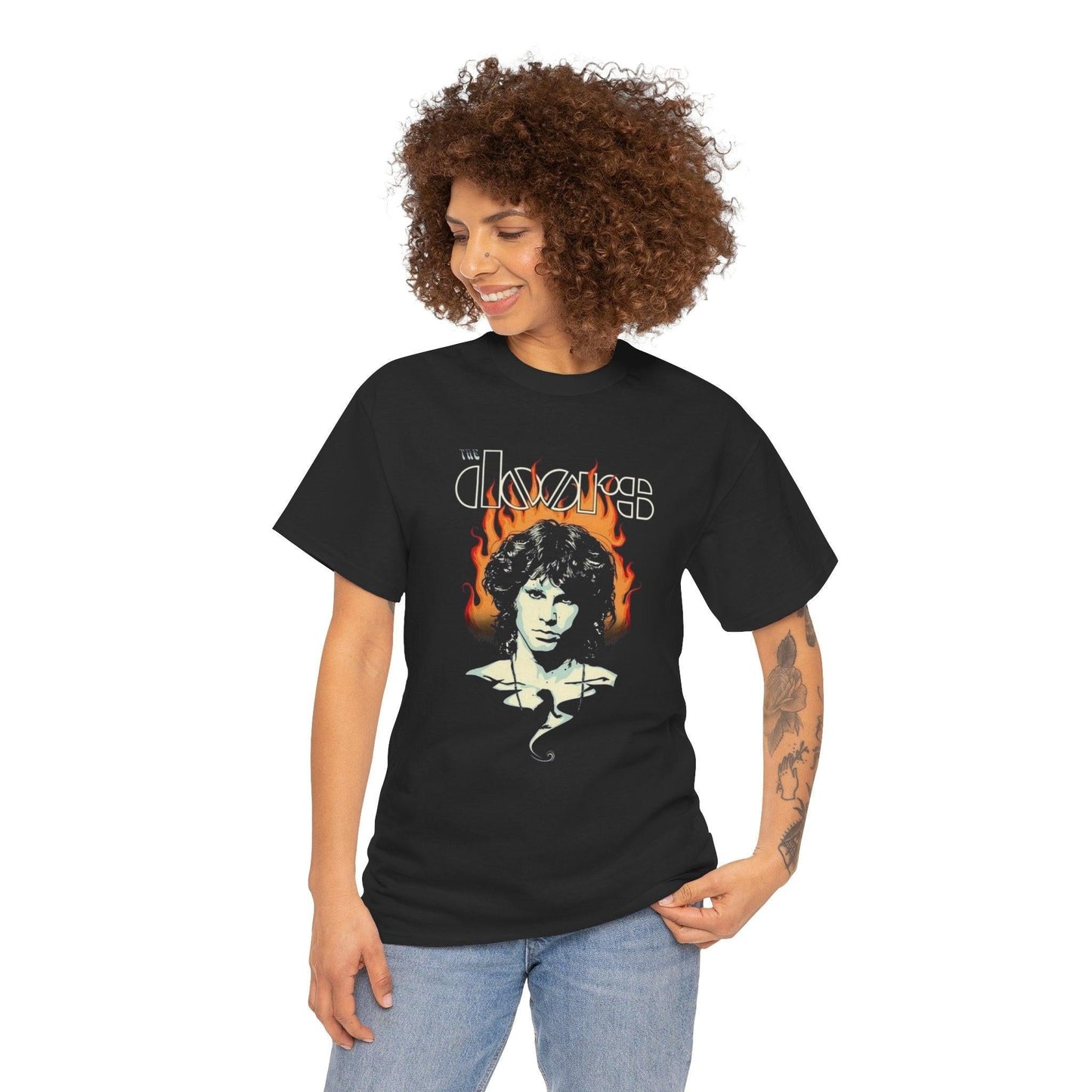 The Doors Tee, Music Lover Graphic T-Shirt, Rock Band Merchandise Shirt, Retro Vintage Tee, Classic Rock Band Tee