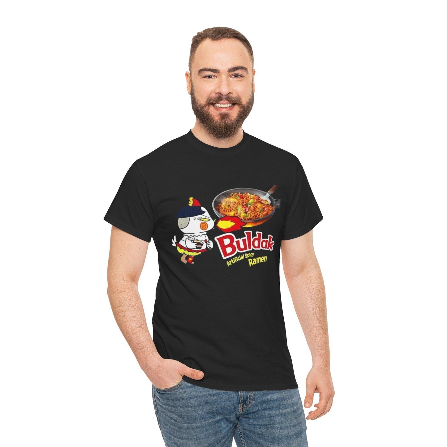 Spicy Ramen Noodle Tee, Korean Instant Noodles Shirt, Foodie Gift, Ramen Lover Apparel, Spicy Food Clothing, Food Festival Merch