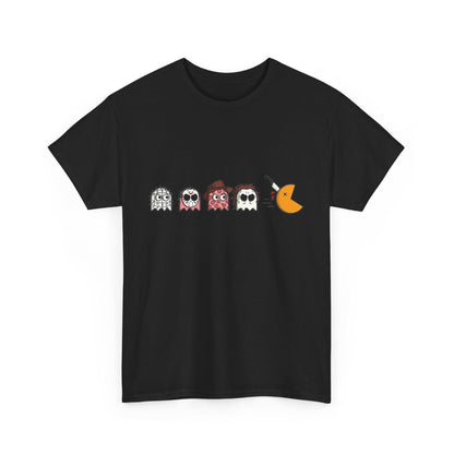 Retro Gaming Unisex Tee, Pac-Man Ghosts Graphic T-Shirt, Gamer Gift, Vintage Style, Fun Casual Wear, Nostalgic Apparel