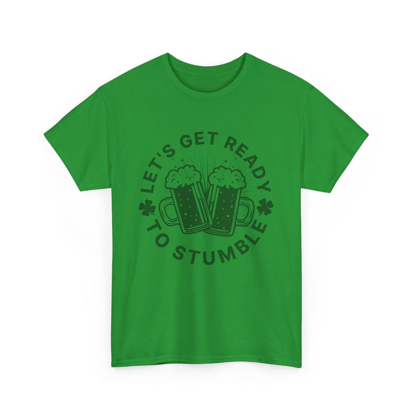 St. Patrick's Day Tee, Let's Get Ready to Stumble, Irish Holiday Shirt, Unisex Cotton Top, Shamrock Parade Apparel