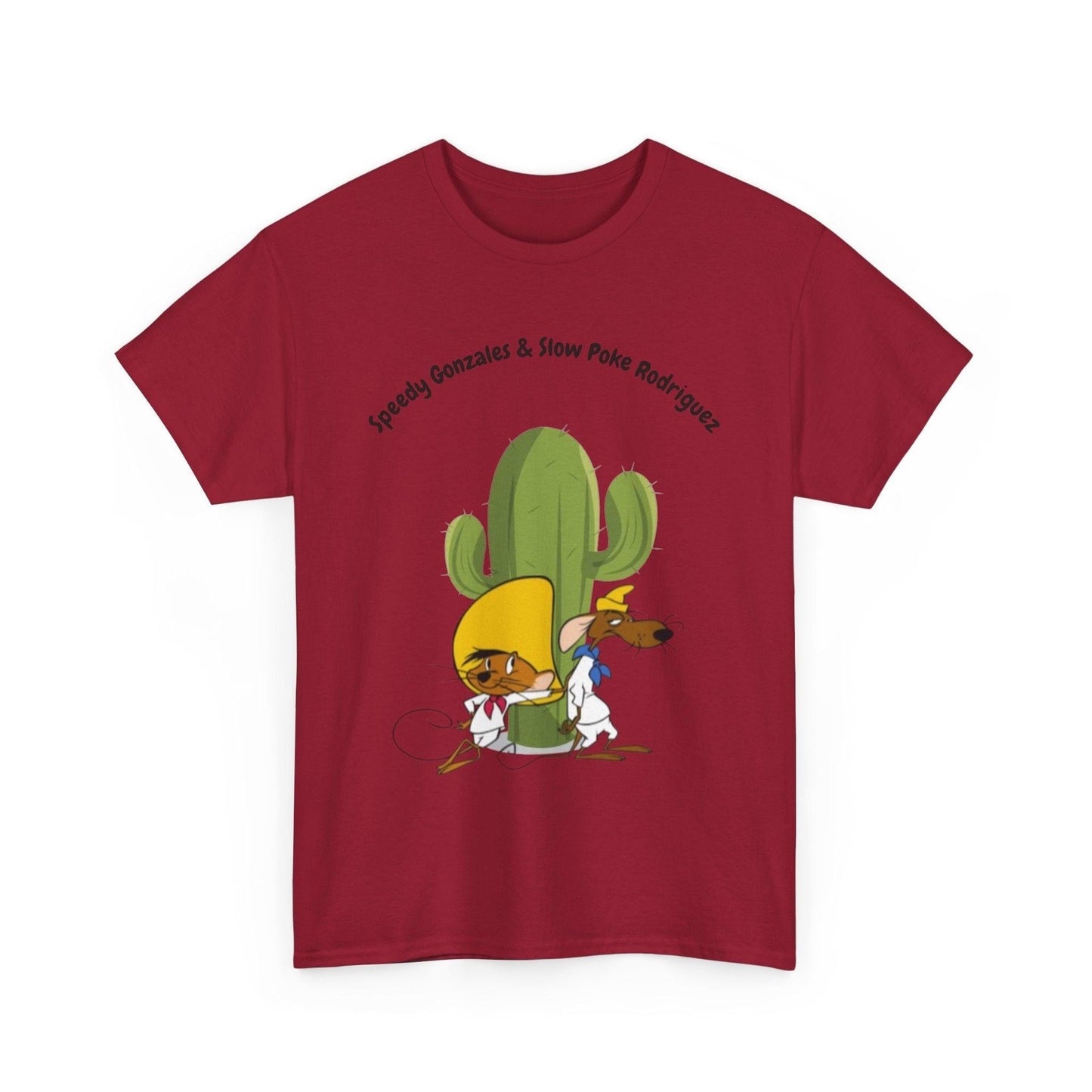 Speedy Gonzales & Slowpoke Rodriguez Tee, Cartoon Duo T-Shirt