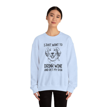 Wine Lover Sweatshirt - Unisex Heavy Blend Crewneck