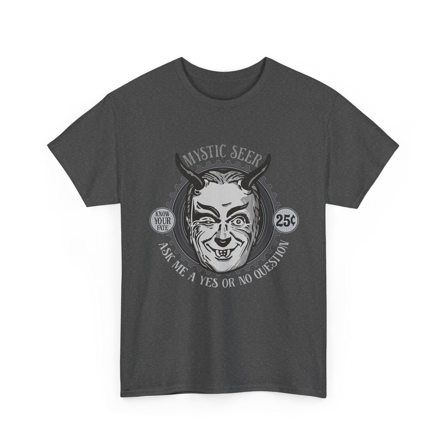 Mystic Seer T-Shirt, Fortune Teller Shirt, Boho Crystal Ball Tee, Tarot Card Reader Top, Occult Mystic Shirt