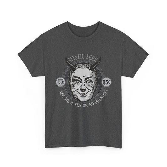 Mystic Seer T-Shirt, Fortune Teller Shirt, Boho Crystal Ball Tee, Tarot Card Reader Top, Occult Mystic Shirt