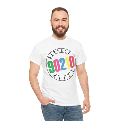 Vintage 90s Beverly Hills 90210 T-Shirt - Retro Neon TV Show Graphic Tee - Unisex Soft Cotton