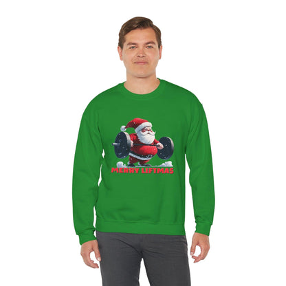 Christmas Merry Liftmas Santa Sweatshirt