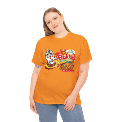Buldak Spicy Curry Ramen T-Shirt, Ramen Lover Gift, Foodie Tee, Japanese Noodle Shirt, Food Lover Gift, Unisex Tee