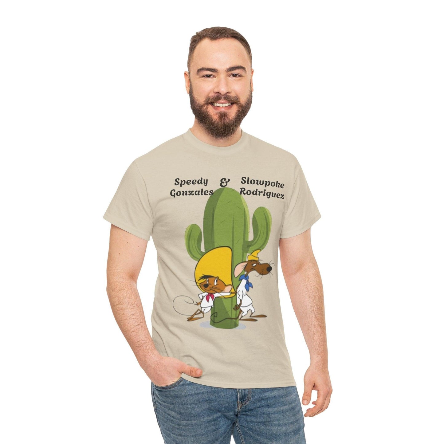 Speedy Gonzales & Slowpoke Rodriguez Tee, Cartoon Shirt, Gift for Friends
