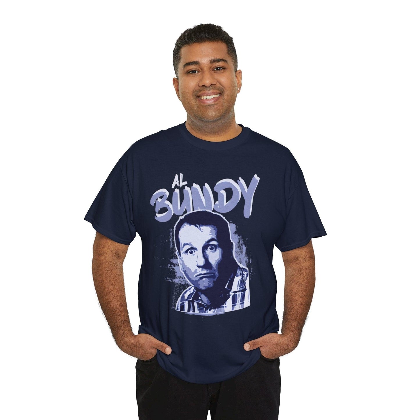 Al Bundy Unisex Heavy Cotton Tee - Funny TV Show Character Graphic T-Shirt, Retro Vintage Design, Classic Sitcom Apparel, Gift for 90s TV