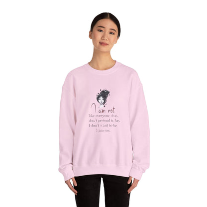 I Am Me. Sweatshirt Unique Individuality Design