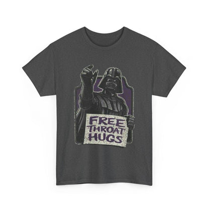Star Wars Darth Vader Free Throat Hugs Unisex Tee Shirt, Dark Side Fan Gift, Sci-Fi Movie Lover Shirt, Galatic Empire Tee, May the Force Be