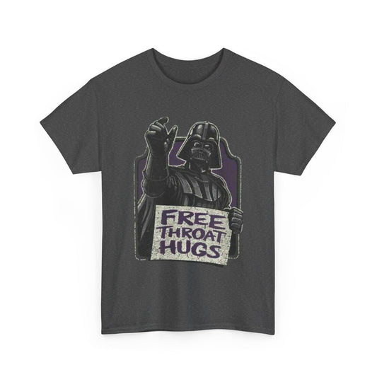 Star Wars Darth Vader Free Throat Hugs Unisex Tee Shirt, Dark Side Fan Gift, Sci-Fi Movie Lover Shirt, Galatic Empire Tee, May the Force Be