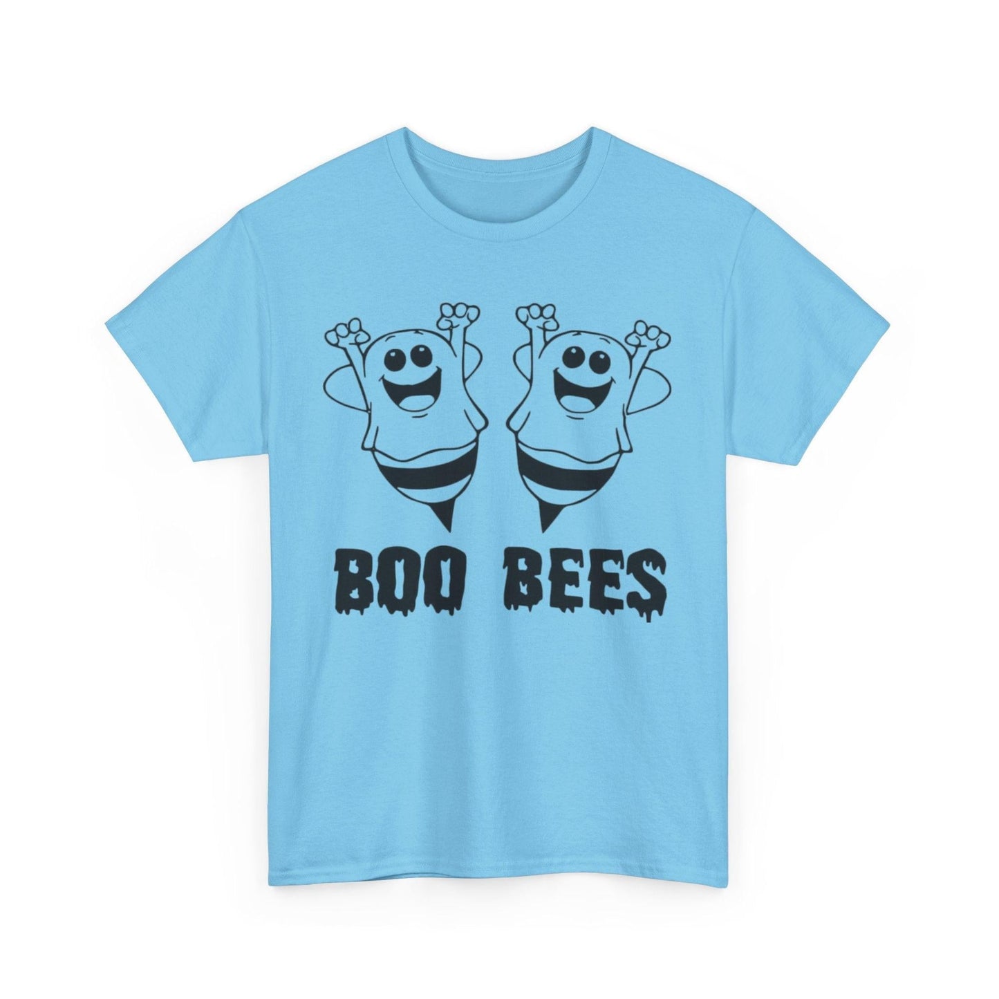 Boo Bees Halloween Tee, Funny Ghost T-Shirt, Unisex Cotton Tee, Spooky Season Apparel, Halloween Party Shirt, Unique Gift Idea