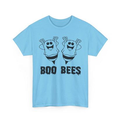 Boo Bees Halloween Tee, Funny Ghost T-Shirt, Unisex Cotton Tee, Spooky Season Apparel, Halloween Party Shirt, Unique Gift Idea
