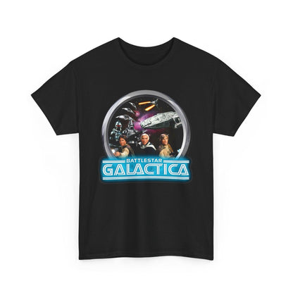 Battlestar Galactica Tee, Sci-Fi Graphic T-Shirt, Space Fan Apparel, Unisex Top, Geek Gift, TV Show Merch