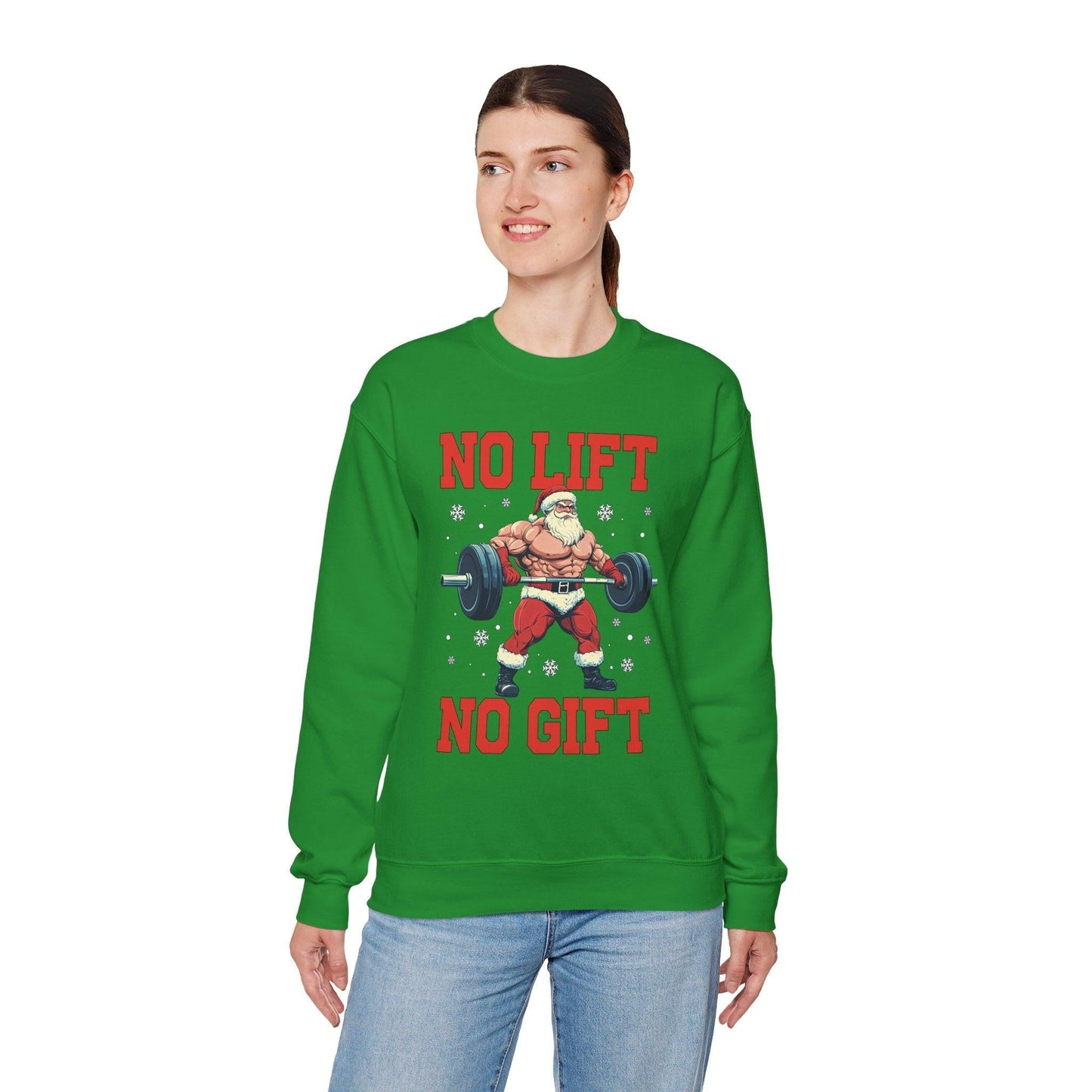 Santa No Lift No Gift Sweatshirt