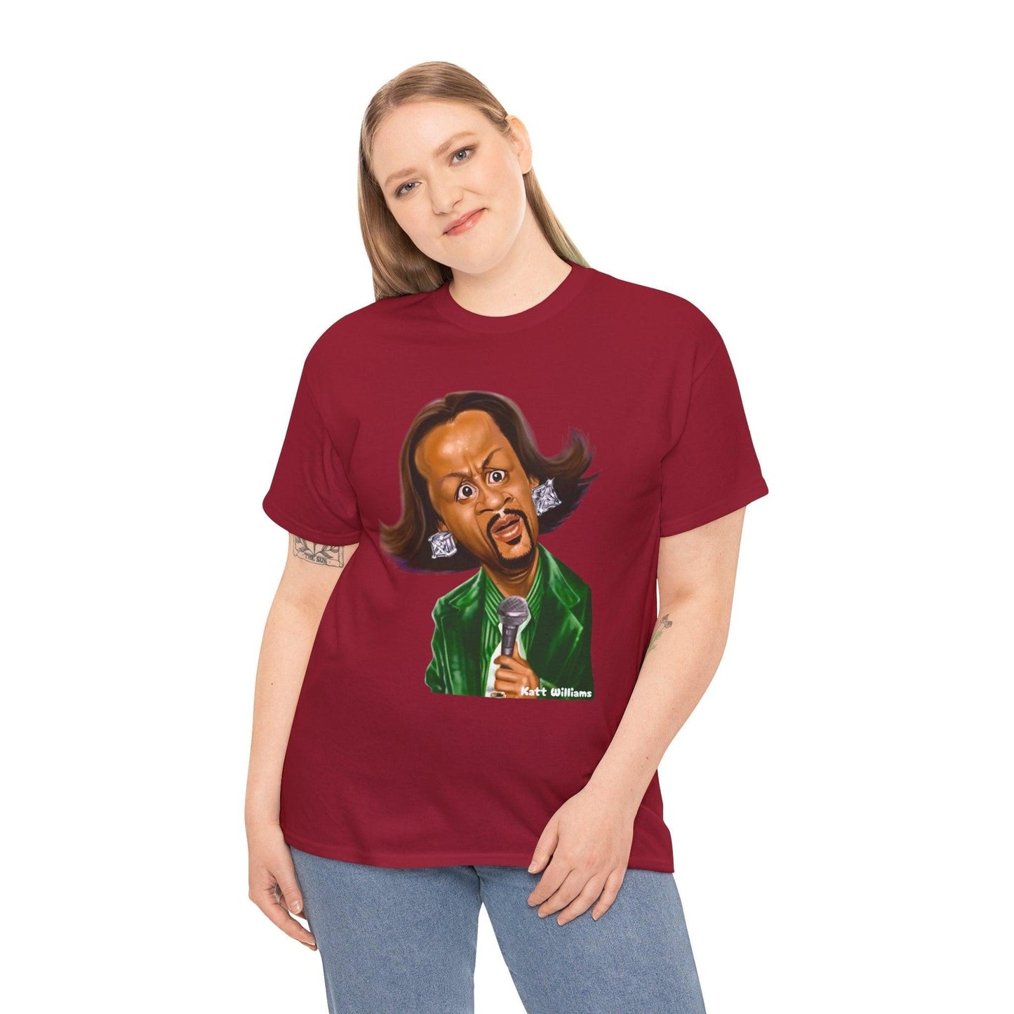 Katt Williams Cartoon Pimp Chronicles Unisex Heavy Cotton Tee, T-Shirt, Funny Comedian Shirt, Stand Up Comedy Gift, Urban Streetwear Top