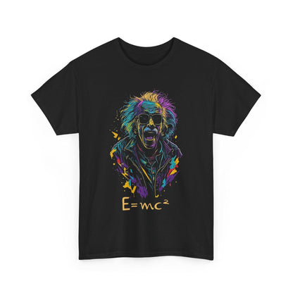 Colorful Einstein Unisex Tee, Albert Einstein T-Shirt, Science Lover Shirt, Rainbow Graphic Tee, Scientist Gift, STEM Apparel