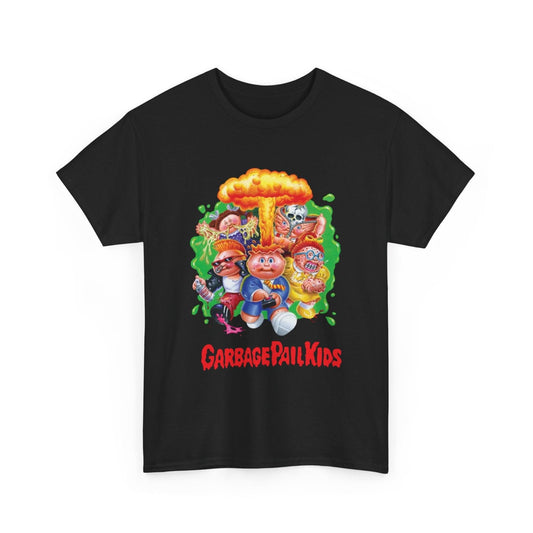 Garbage Pail Kids Unisex Tee Shirt, Heavy Cotton T-shirt, Funny Vintage Graphic Design, Retro Cartoon Print, Cool Gift for 80s Fans, Novelty
