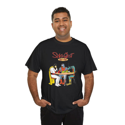 Space Ghost Coast to Coast Unisex Tee, Galaxy Cartoon Graphic T-Shirt, Adult Novelty Shirt, Retro TV Show Fan Gift, Cosmic Theme Apparel