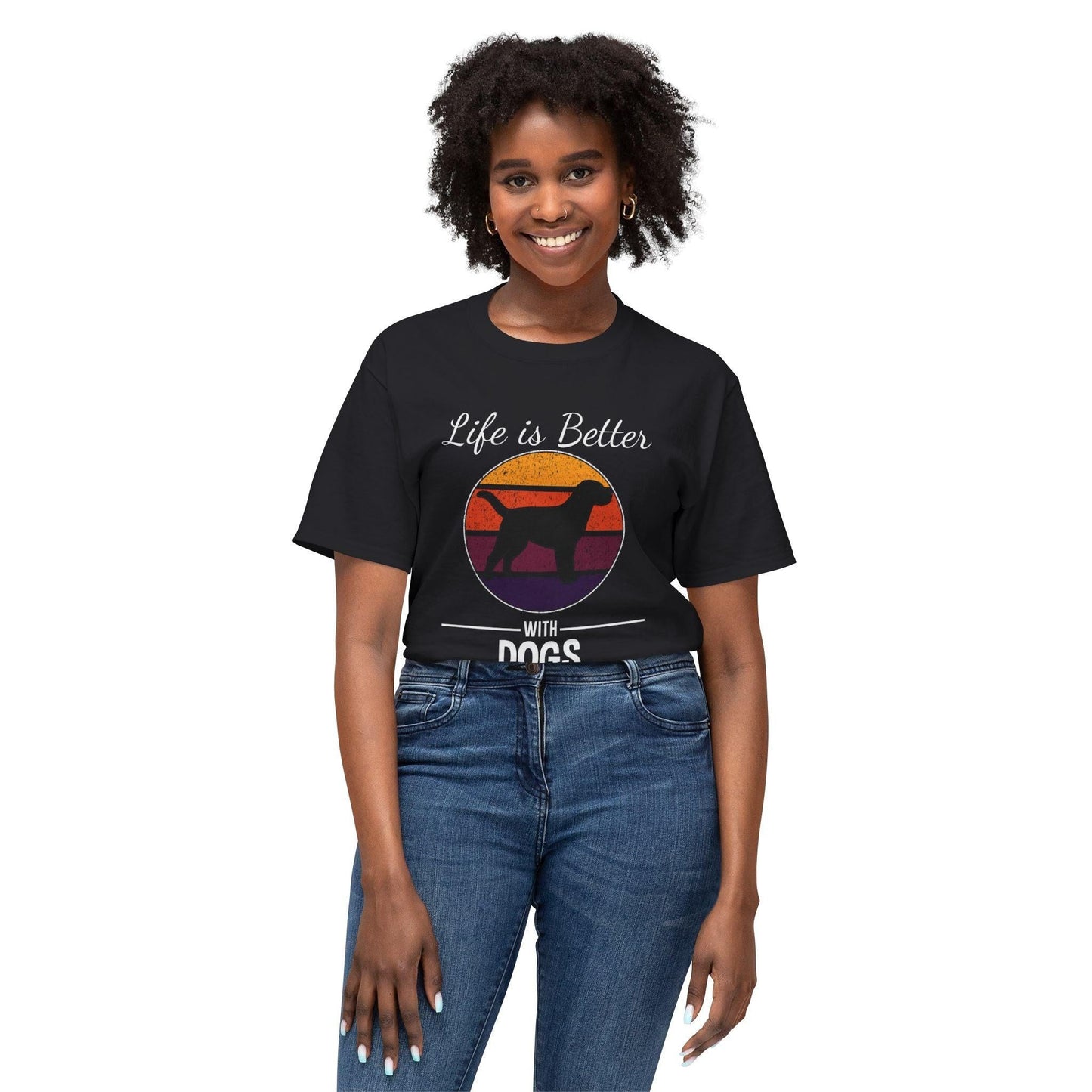 Dog Lover T-shirt - Life is Better with Dogs