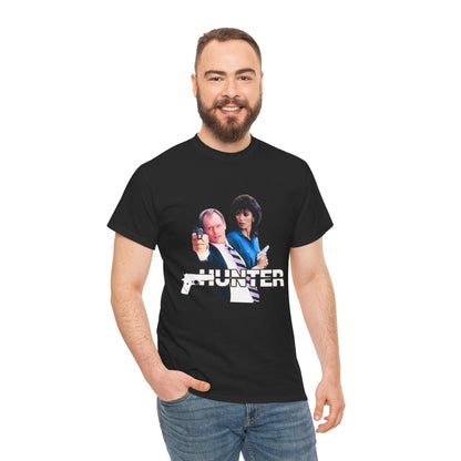 Hunter Retro Detective Show Unisex Tee, Vintage Detective T-Shirt, Sleuth Mystery Shirt, Unisex Cotton Top, Detective TV Series Tee