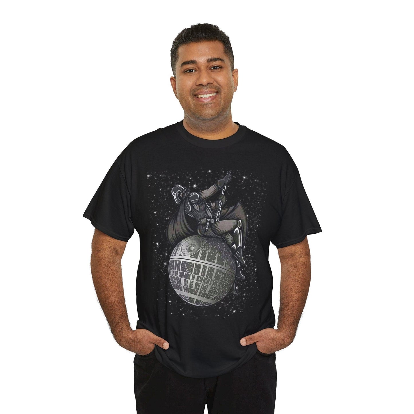 Death Star Wrecking Ball T-Shirt, Star Wars Shirt, Darth Vader Tee, Sci-Fi Fan Top, Galactic Empire Apparel