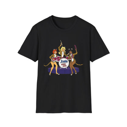 Retro Band T-Shirt, Music Lover Tee, Vintage Cartoon Shirt, Graphic Tee, Comic Book Fan Gift, Josie and the Pussycats Shirt