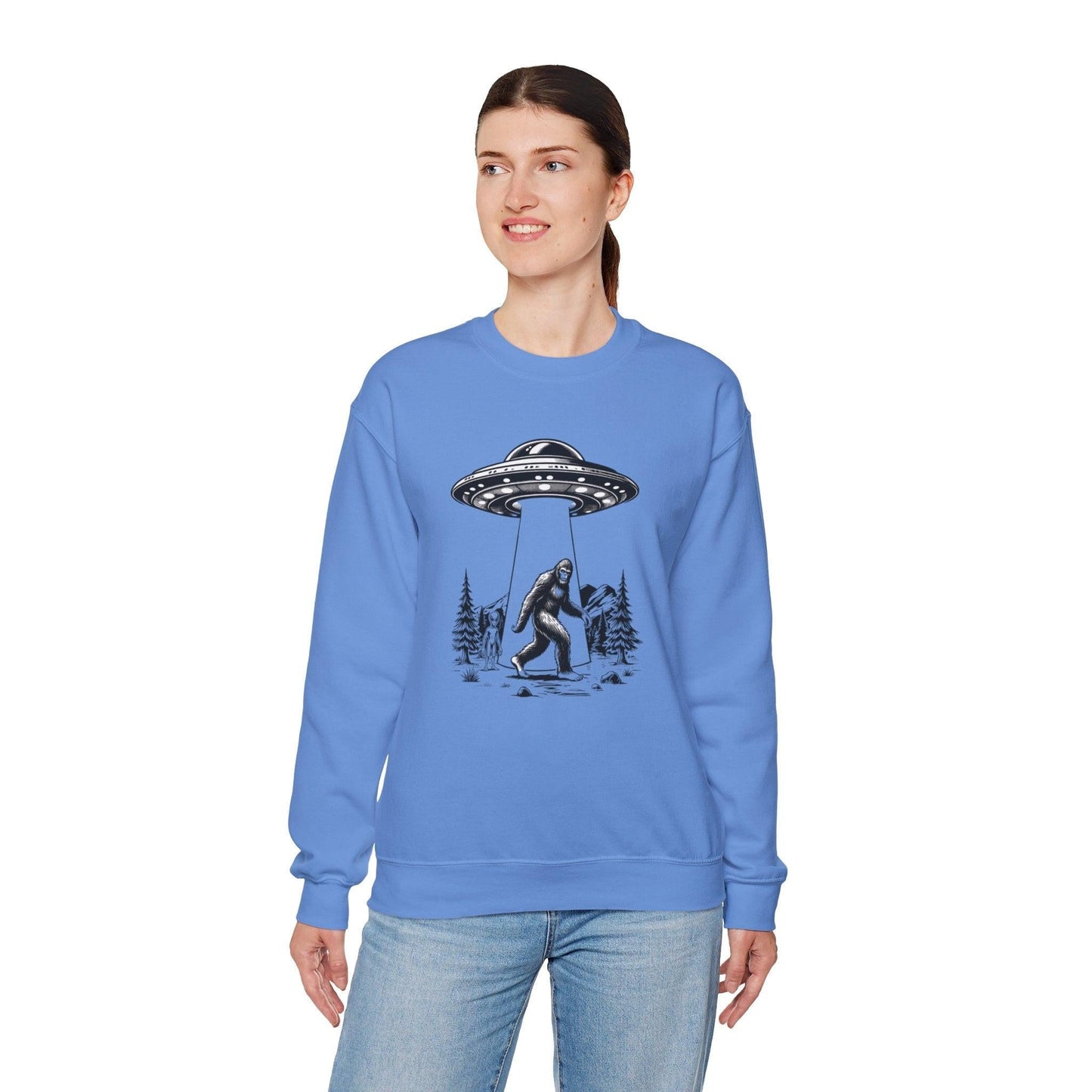Bigfoot and Alien Sweatshirt