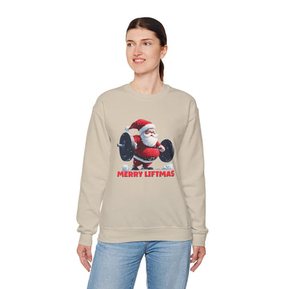 Christmas Merry Liftmas Santa Sweatshirt