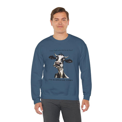 Funny Unisex Sweatshirt - 'I May Seem Calm But In My Head I've Punched You Three Times'