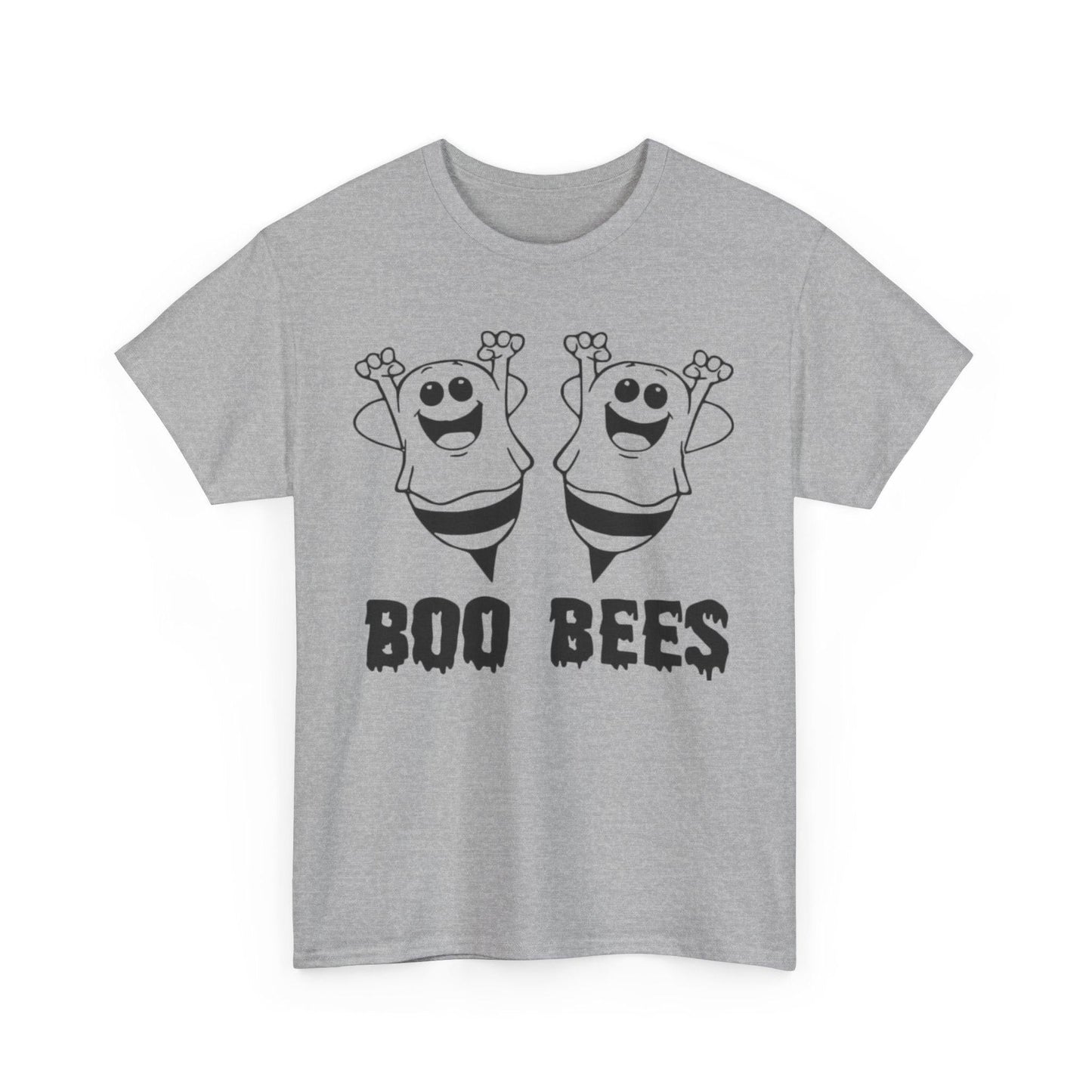 Boo Bees Halloween Tee, Funny Ghost T-Shirt, Unisex Cotton Tee, Spooky Season Apparel, Halloween Party Shirt, Unique Gift Idea