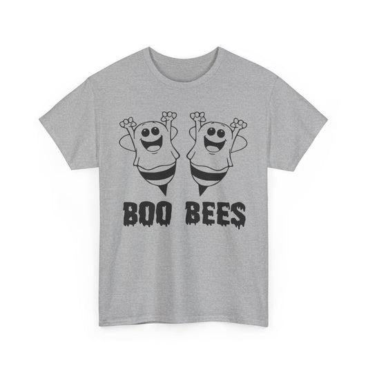 Boo Bees Halloween Tee, Funny Ghost T-Shirt, Unisex Cotton Tee, Spooky Season Apparel, Halloween Party Shirt, Unique Gift Idea