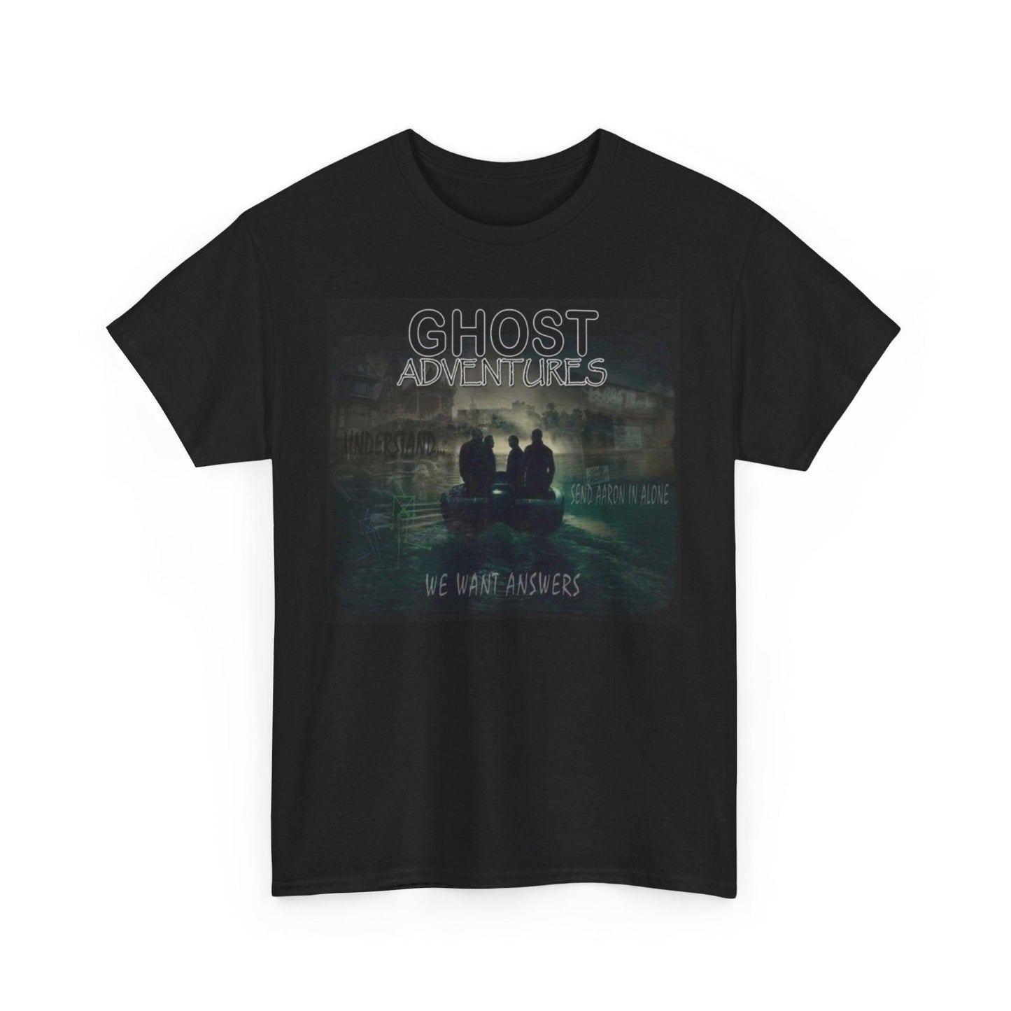 Ghost Adventures Unisex Heavy Cotton Tee - Perfect for Paranormal Fans, Casual Wear, Gift for Ghost Lovers, Halloween Outfit, TV Show