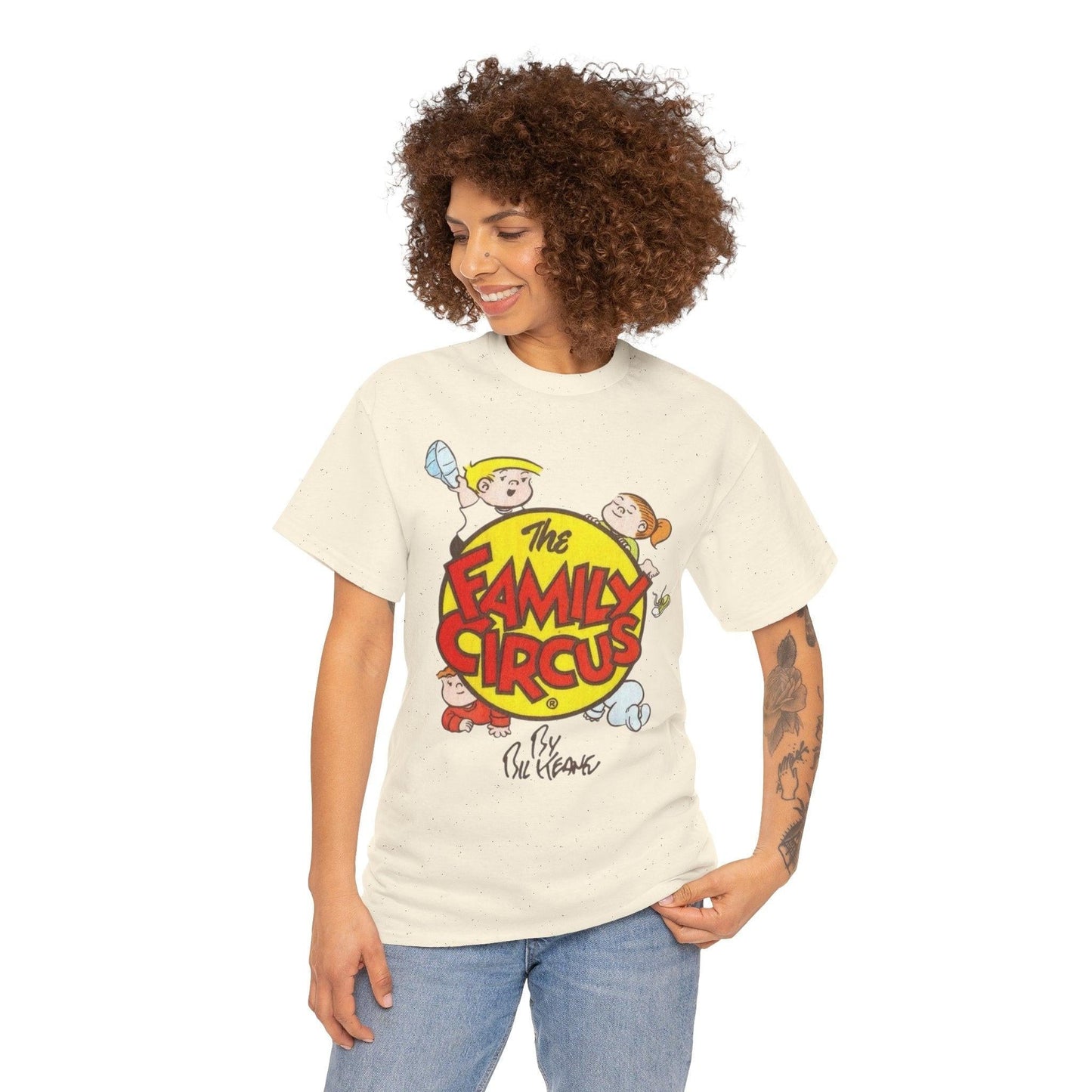 Family Circus Comic Strip T-Shirt, Unisex Tee, Funny Cartoon Shirt, Classic