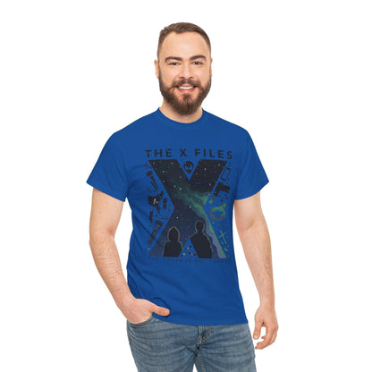 X-Files Tee, Sci-Fi Fan Gift, Mulder and Scully Shirt, UFO Conspiracy Theory Top, Pop Culture T-Shirt, Unisex Cotton Tee
