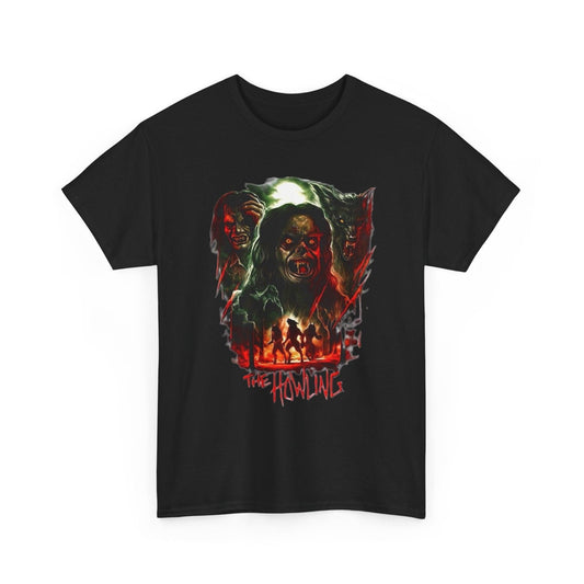 The Howling Movie Unisex Tee, Horror Film Lover T-Shirt, Halloween Graphic Shirt, Scary Wolf Men's Top, Werewolf Tee