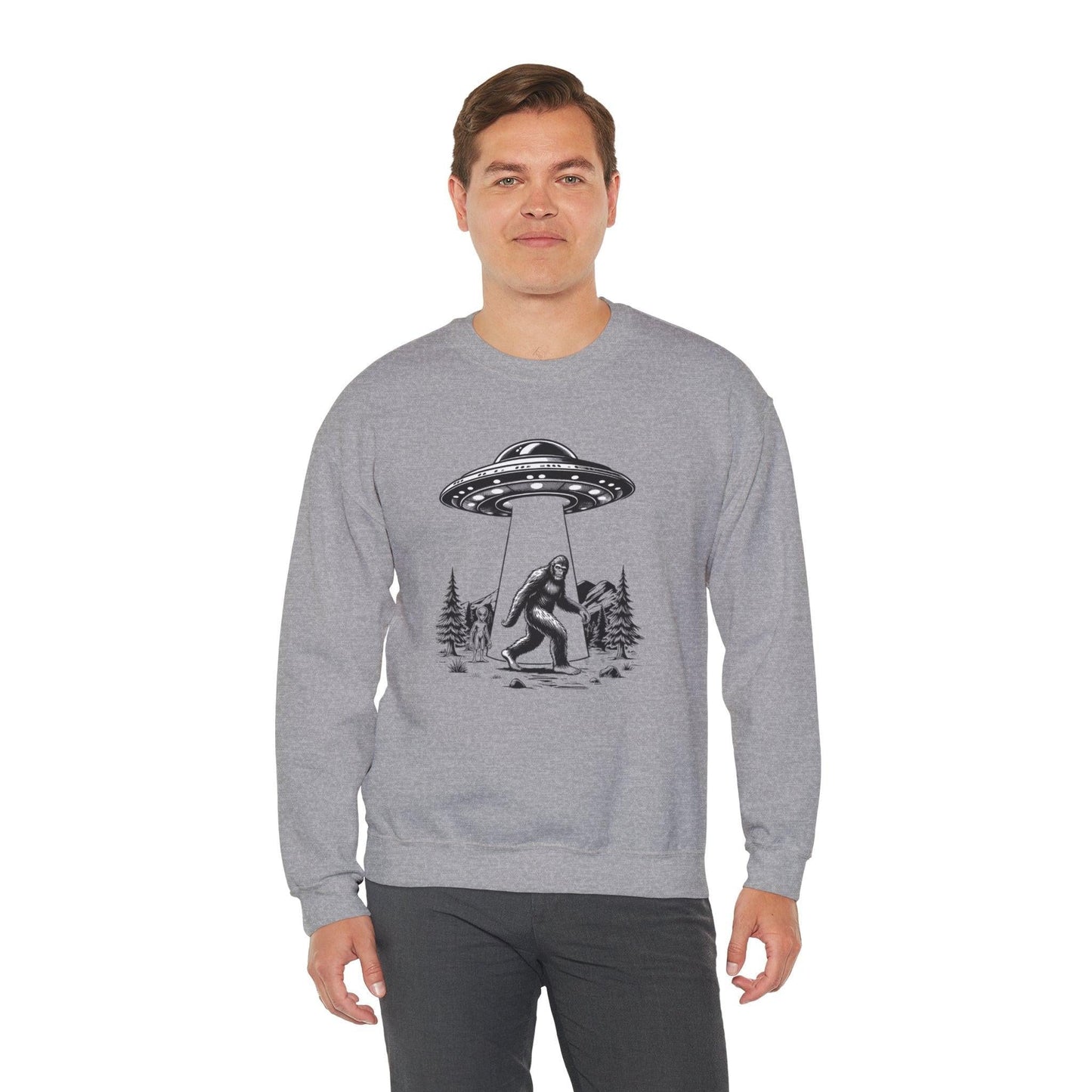 Bigfoot and Alien Sweatshirt