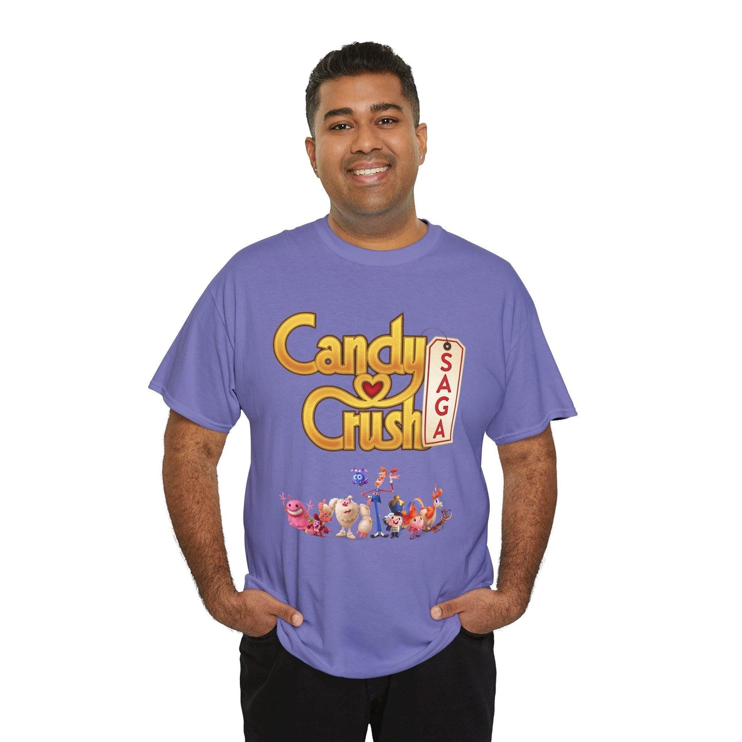 Candy Crush Front and Back Design T-Shirt, Unisex Shirt, Colorful Tee, Graphic Tee, Candy Lover Gift, Fun Tee, Vibrant Shirt
