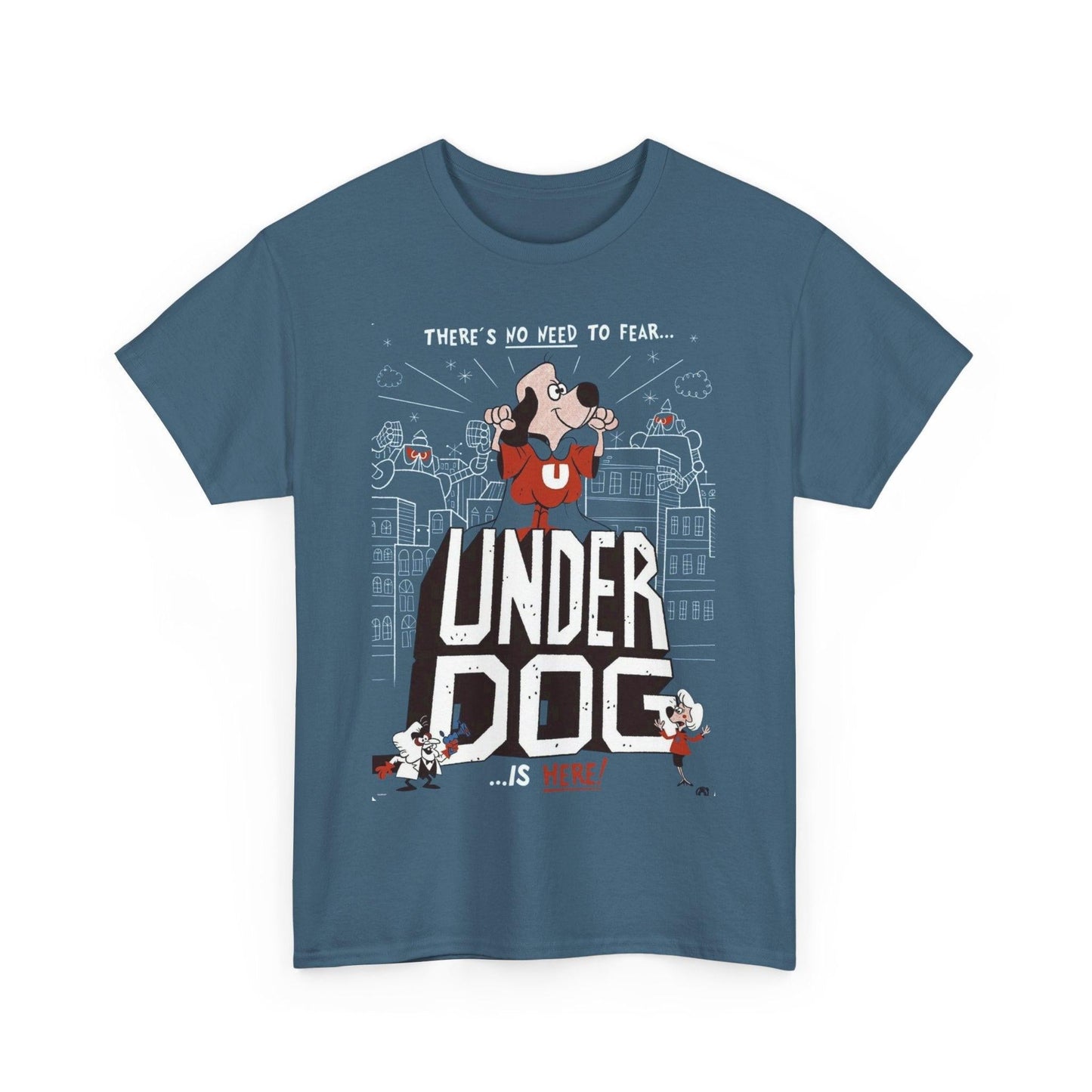 Retro Underdog Graphic Tee, Unisex Cotton T-Shirt, Vintage Cartoon Shirt, Gift for Dog Lovers, Fun Casual Wear, Unique Graphic Tee