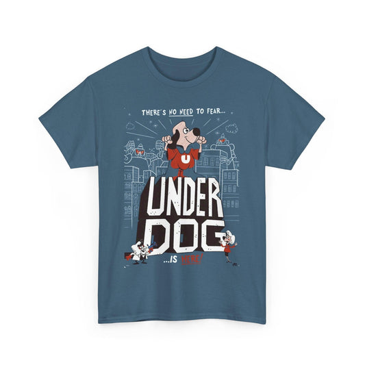Retro Underdog Graphic Tee, Unisex Cotton T-Shirt, Vintage Cartoon Shirt, Gift for Dog Lovers, Fun Casual Wear, Unique Graphic Tee