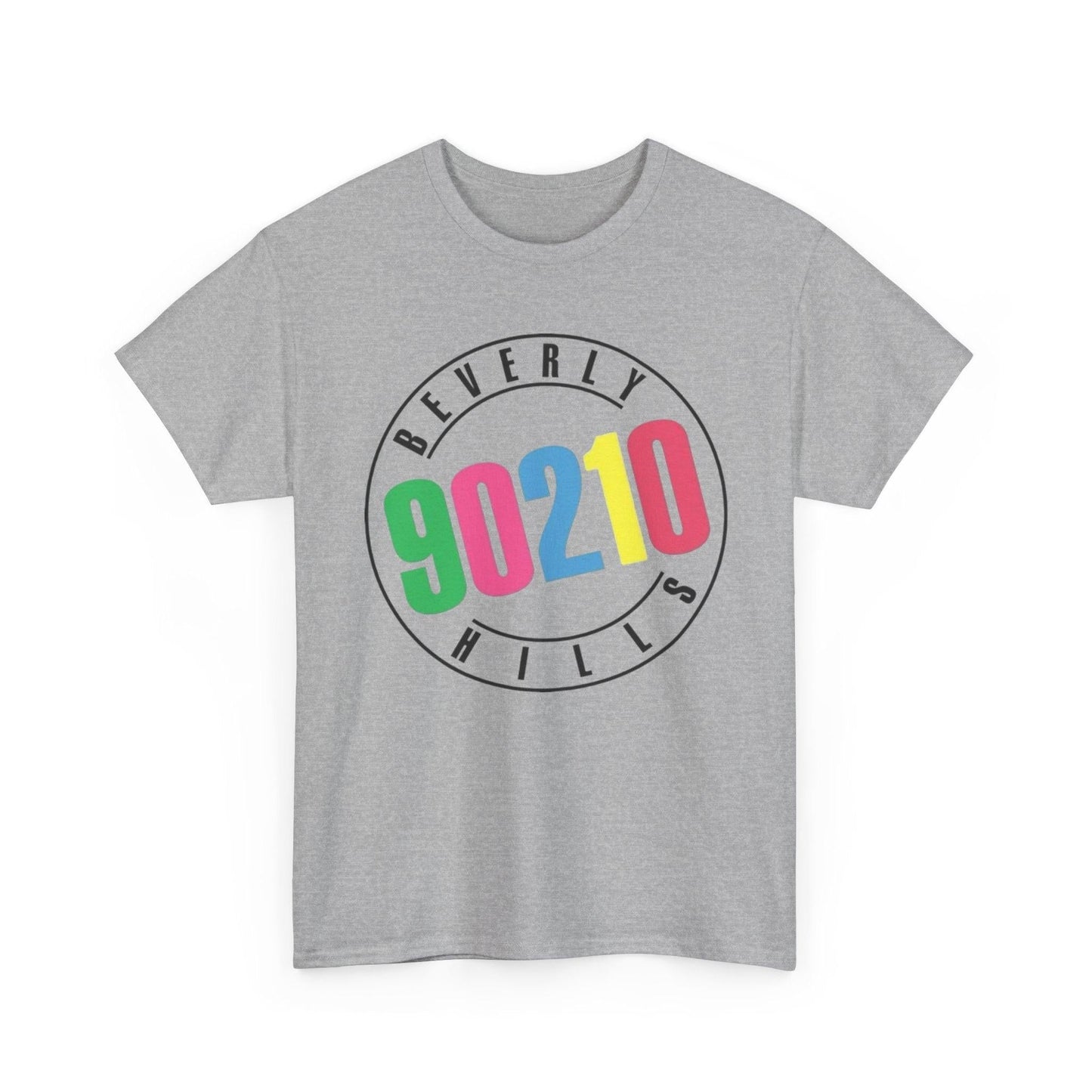 Vintage 90s Beverly Hills 90210 T-Shirt - Retro Neon TV Show Graphic Tee - Unisex Soft Cotton