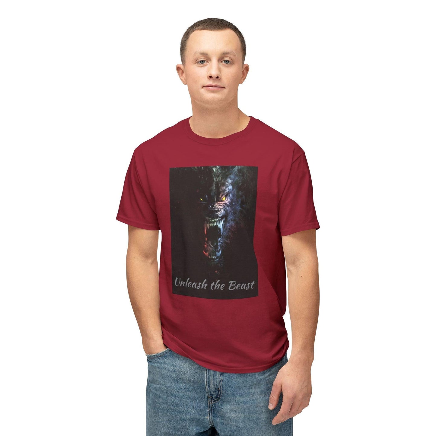 Werewolf Unleash the Beast T-shirt, Halloween Wolf Tee, Animal Lover Gift, Full Moon Shirt, Spooky Apparel