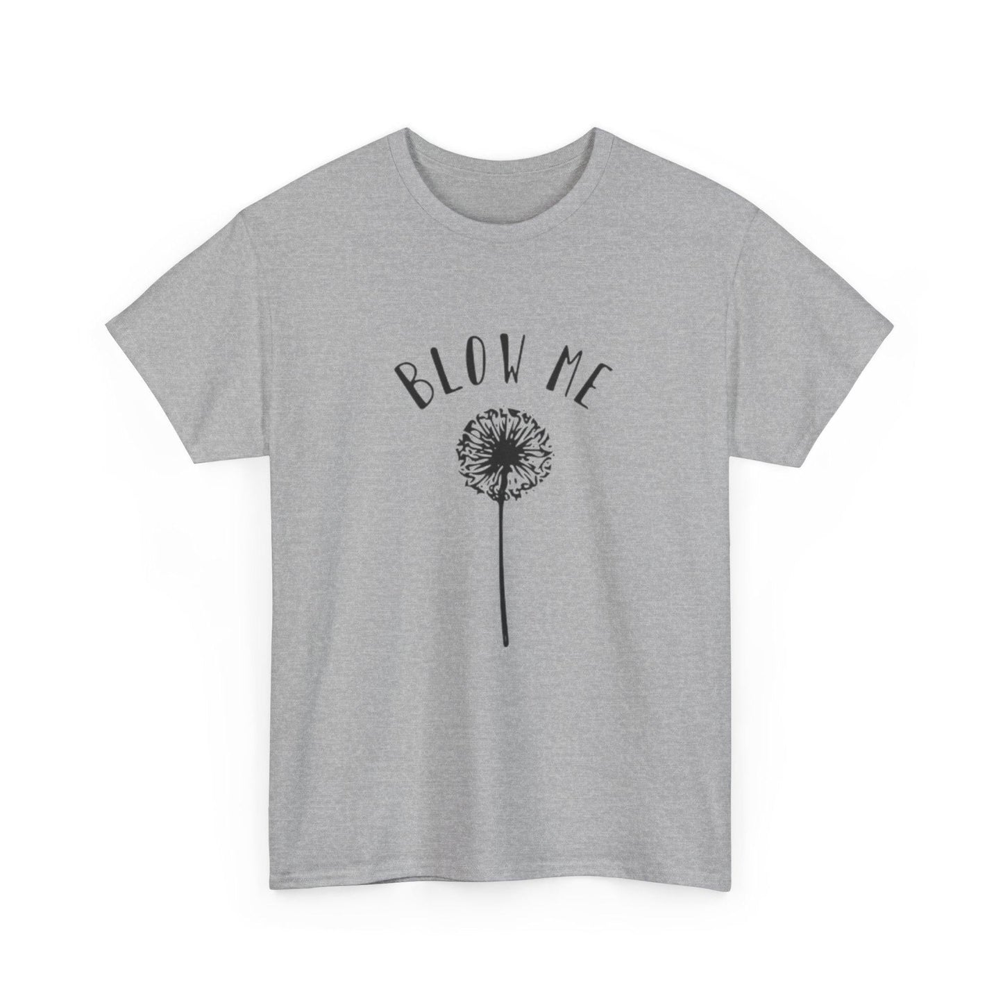Dandelion Blow Me Tee, Unisex Graphic Shirt, Botanical Nature Top, Flower Lover Gift, Gardener T-Shirt, Floral Print Apparel