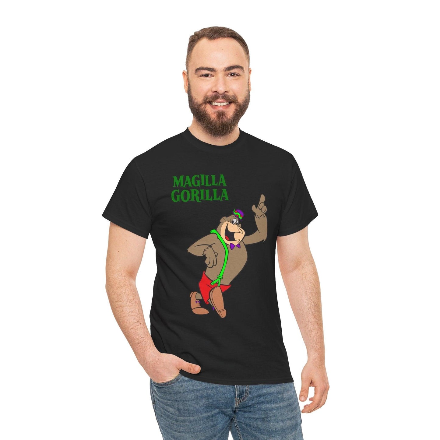 Magilla Gorilla Unisex Tee, Classic Cartoon Shirt, Nostalgic Gift, Fun Apparel, Unisex Cotton Tee