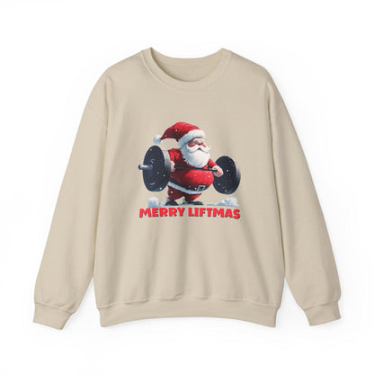 Christmas Merry Liftmas Santa Sweatshirt