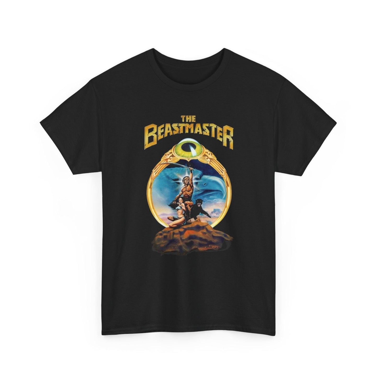 Beast Master Movie Unisex Heavy Cotton Tee, Classic Film Lover Gift, Vintage Graphic T-Shirt, Pop Culture Fan Shirt, Movie Buff Gift, Retro