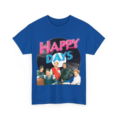 Happy Days T-Shirt, Graphic Tee, Positive Vibes Shirt, Retro Style Top, Vintage Inspired Clothing, Casual Unisex Tee